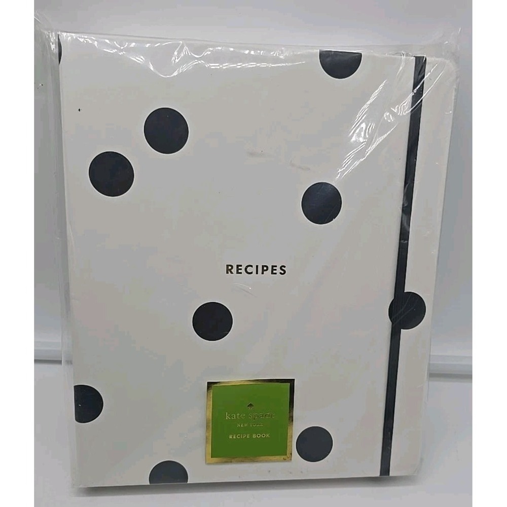 NWT Kate Spade New York Recipe Book  7 Tabbed Sections Recipe Card Sleeves